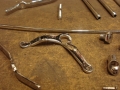 Cromado de piezas de bicicleta antigua y clasica | Detalle sistema de frenado de varillas