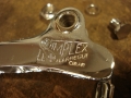 Cromado de piezas de bicicleta antigua y clasica | Detalle desviador simplex cromado