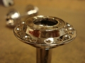 Cromado de piezas de bicicleta antigua y clasica | Buje cromado en detalle