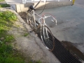 Bicicleta de carreras marca BH del año 1986 antes de restauración