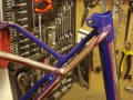 Restauracion pintura cuadro fileteado bicicleta antigua clasica paseo varillas años 50 marca Ducson 05