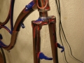 Restauracion pintura cuadro fileteado bicicleta antigua clasica paseo varillas años 50 marca Ducson 18