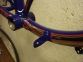 Restauracion pintura cuadro fileteado bicicleta antigua clasica paseo varillas años 50 marca Ducson 20