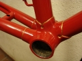 Restauracion pintura cuadro fileteado bicicleta carretera antigua clasica carreras paseo marca Orbea 11