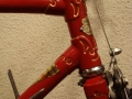 Restauracion pintura cuadro fileteado bicicleta carretera antigua clasica carreras paseo marca Orbea 14