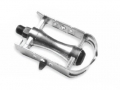 Pedal clásico carretera plata rosca 14/125