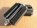 Pedal con bloque de goma negro y agarre diamante