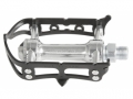 Pedal clásico carretera plata/negro MKS Sylvan
